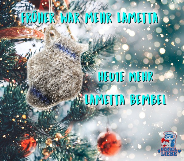 Lametta Bembel Weihnachtsschmuck